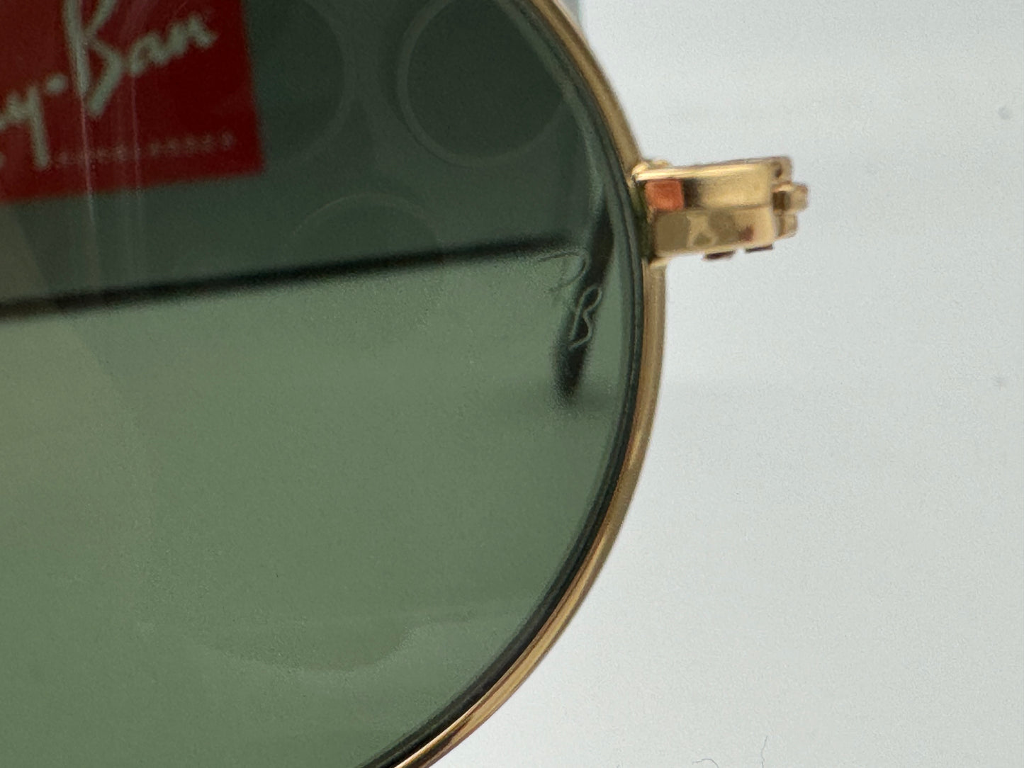 Ray Ban Oval 54mm Gold Green RB 3547 Italy NEW
