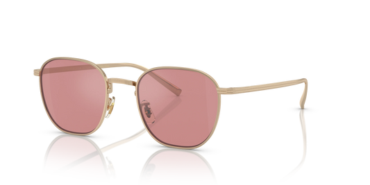 Oliver Peoples Rynn 49mm Gold Titanium / Magenta Photochromic Crystal Japan OV 1329 ST Preowned