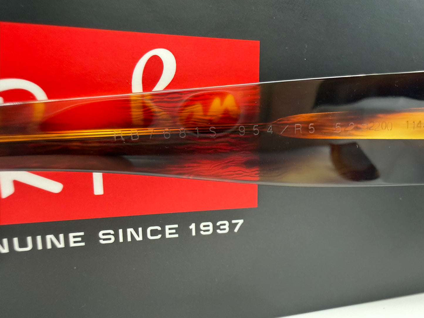 Ray-Ban Jorge 52mm RB 7681 SF 954/R5 Stripped Havana / Blue NEW Japan NEW