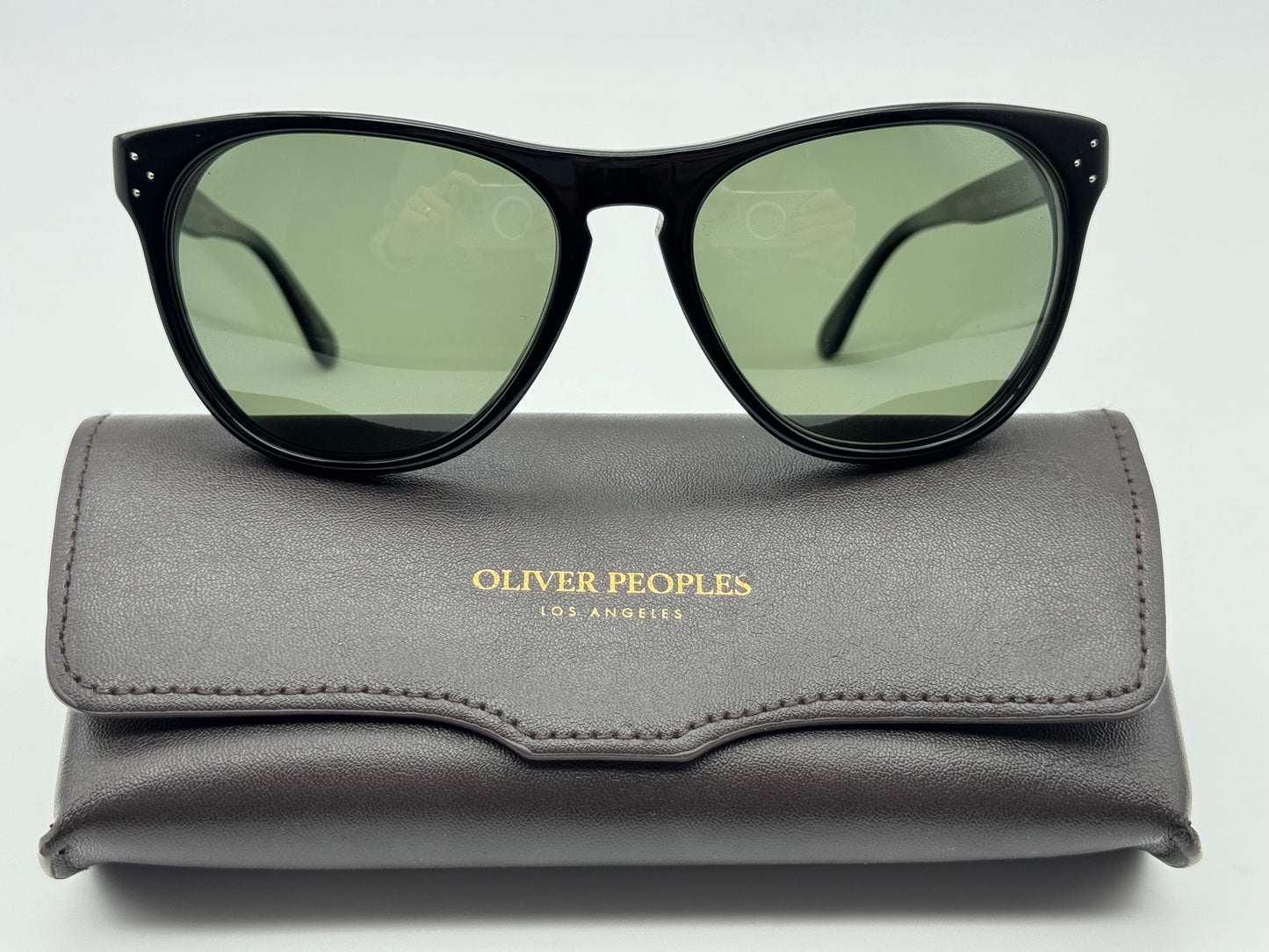 Oliver Peoples Daddy B 58mm Black Polarized OV 5091 s 10059A Italy Preowned