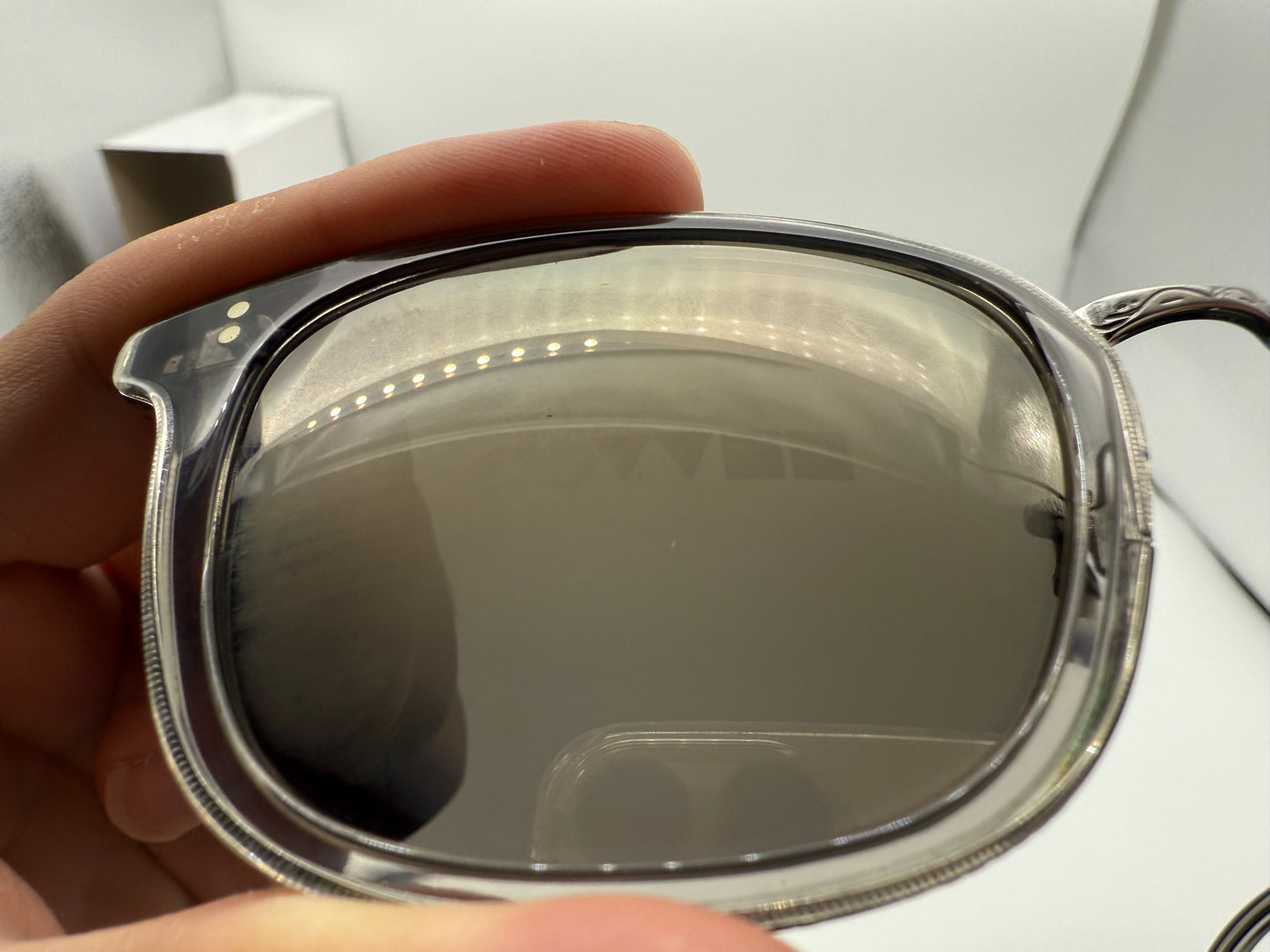 Oliver Peoples Kettner 52mm OV 5339 S Gray / Gray Goldtone Glass Lens 113239 Preowned