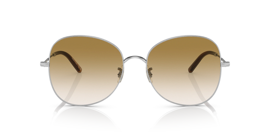 Oliver Peoples Eliane 56mm Silver / Demo Honey Gradient OV 1313 Italy NEW