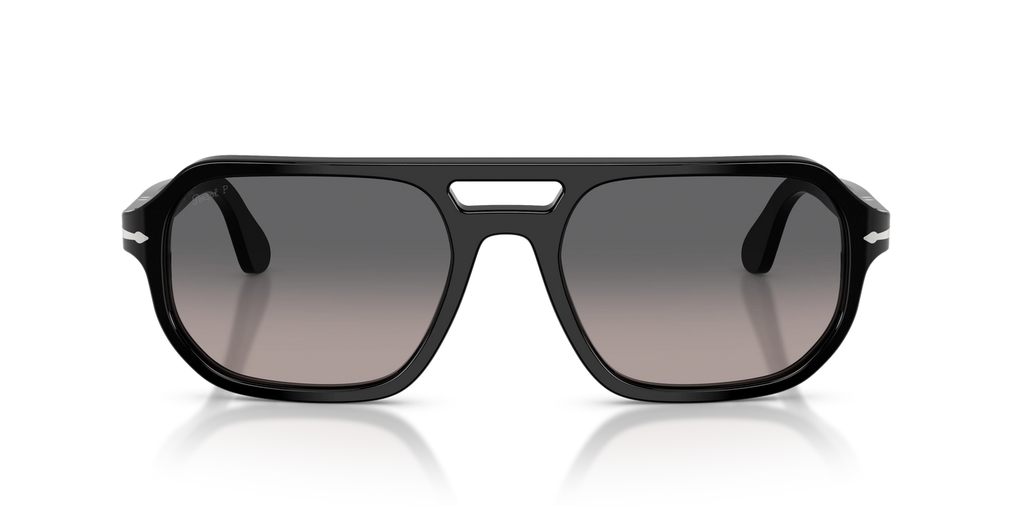 Persol Guido PO 3392 S 56mm Black / Gray Gradient Polarized 95 / M3 Itlay NEW