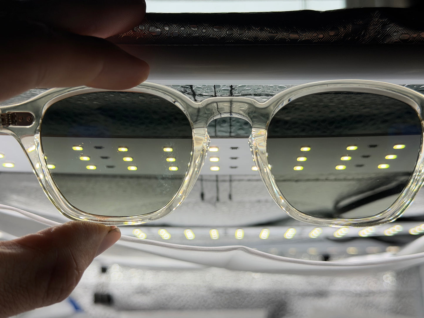 Oliver Peoples Eyles 48mm BECR Acetate / G-15 Gradient Crystal Japan Preowned