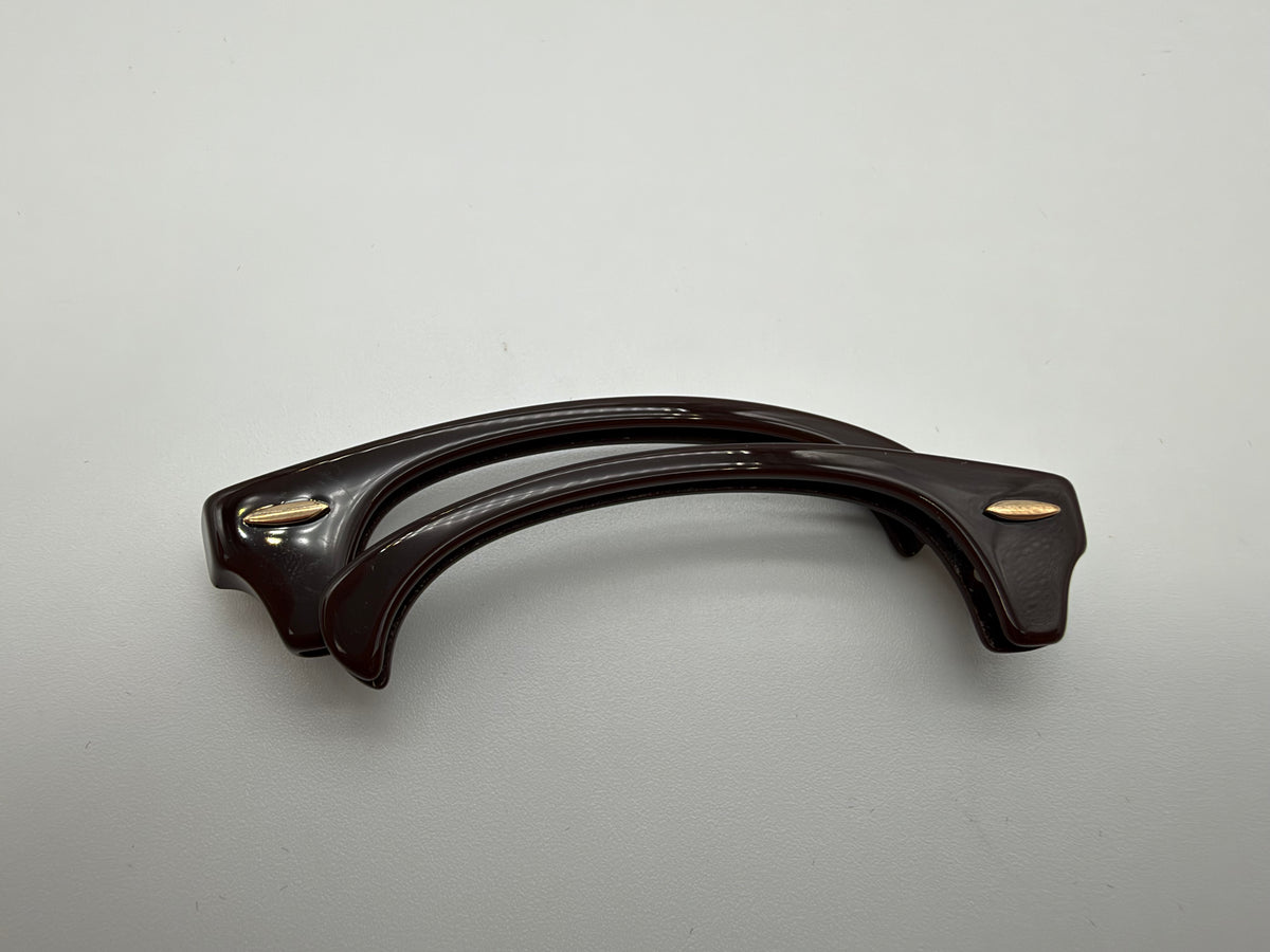 Genuine Ray Ban RB3016 Clubmaster Replacement Brown / Gold Front Browbars 51mm Authentic NEW