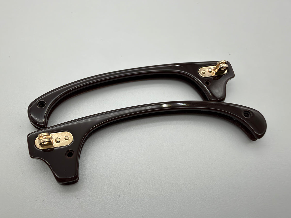 Genuine Ray Ban RB3016 Clubmaster Replacement Brown / Gold Front Browbars 51mm Authentic NEW