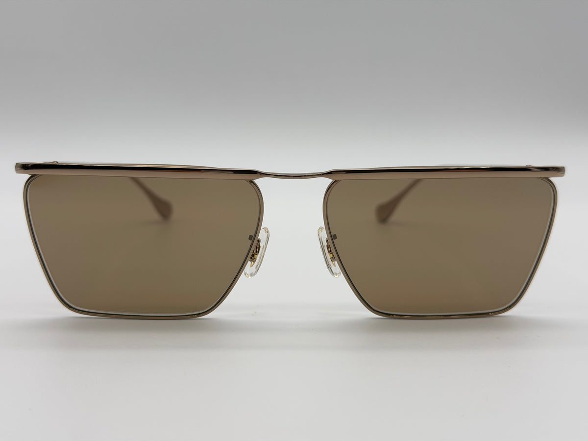 Oliver Peoples Jil Sander Edition 2 Gold Titanium / Soft Gold Crystal Lens OV 1370ST Japan NEW