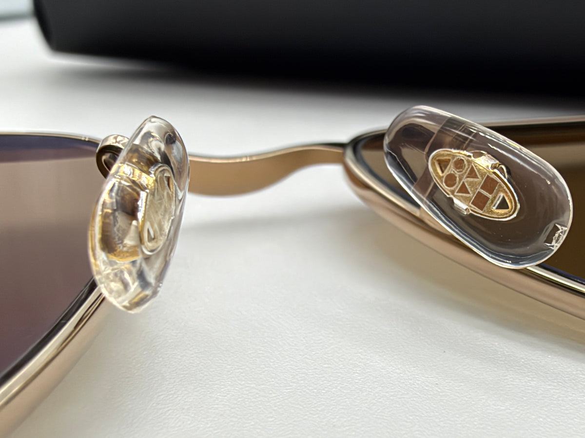 Oliver Peoples Jil Sander Edition 2 Gold Titanium / Soft Gold Crystal Lens OV 1370ST Japan NEW