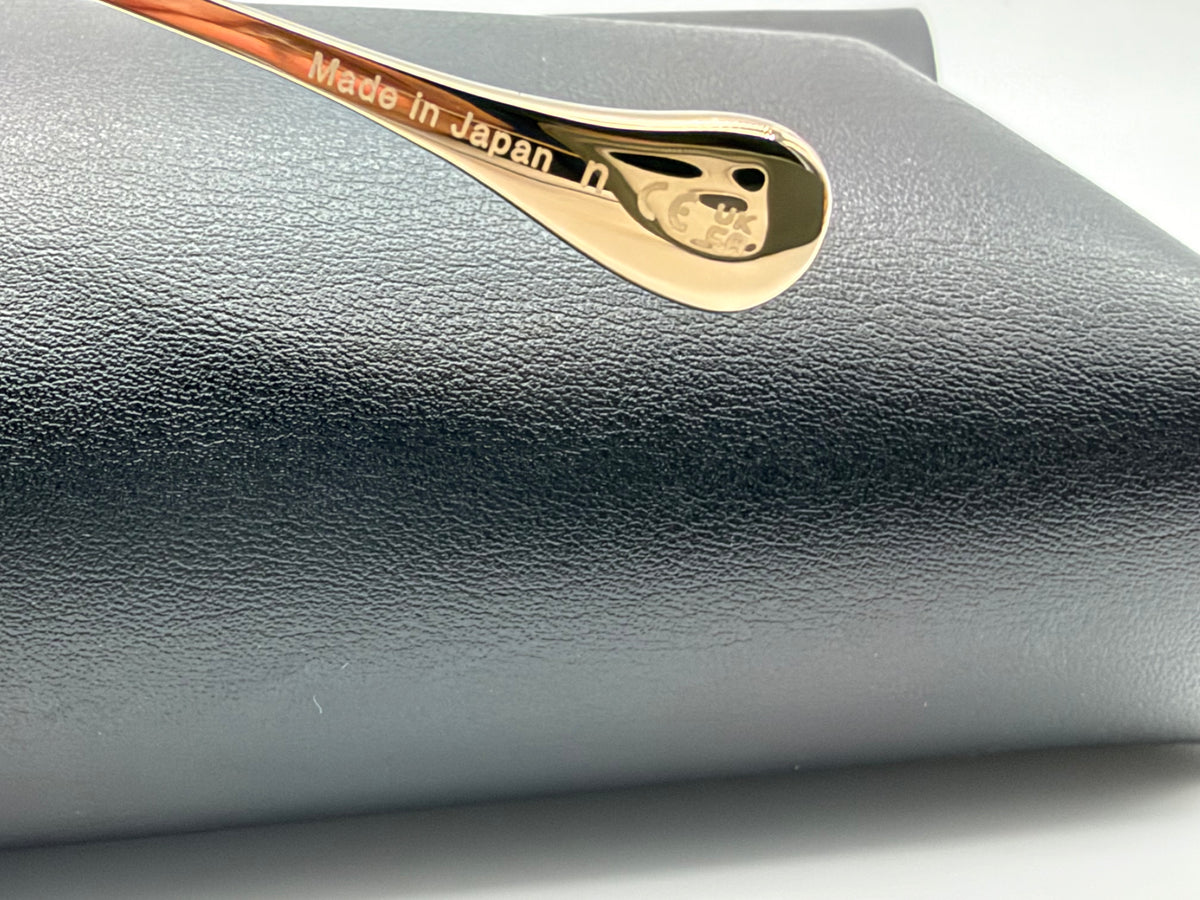 Oliver Peoples Jil Sander Edition 2 Gold Titanium / Soft Gold Crystal Lens OV 1370ST Japan NEW