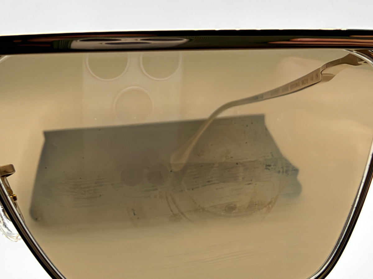 Oliver Peoples Jil Sander Edition 2 Gold Titanium / Soft Gold Crystal Lens OV 1370ST Japan NEW