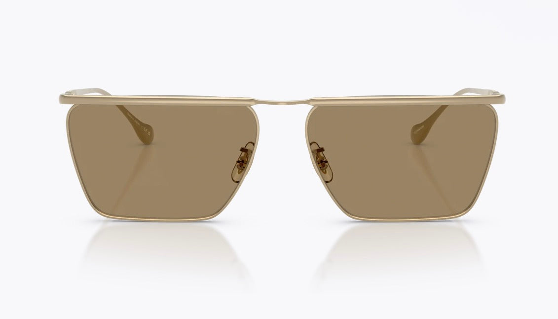 Oliver Peoples Jil Sander Edition 2 Gold Titanium / Soft Gold Crystal Lens OV 1370ST Japan NEW