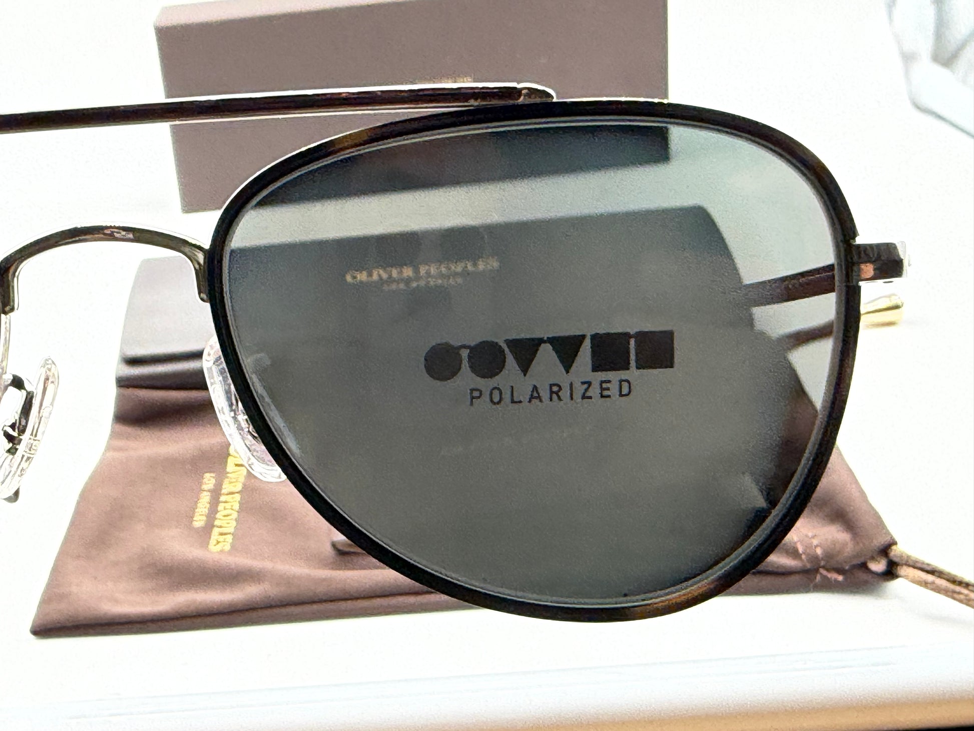 Oliver Peoples Sacoye 52mm OV 1372 ST Silver Titanium / Midnight