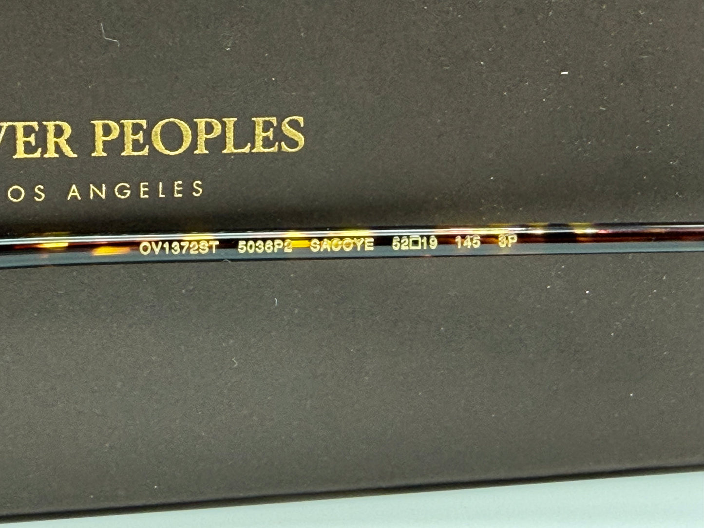 Oliver Peoples Sacoye 52mm OV 1372 ST Silver Titanium / Midnight Express Polarized Crystal Japan NEW