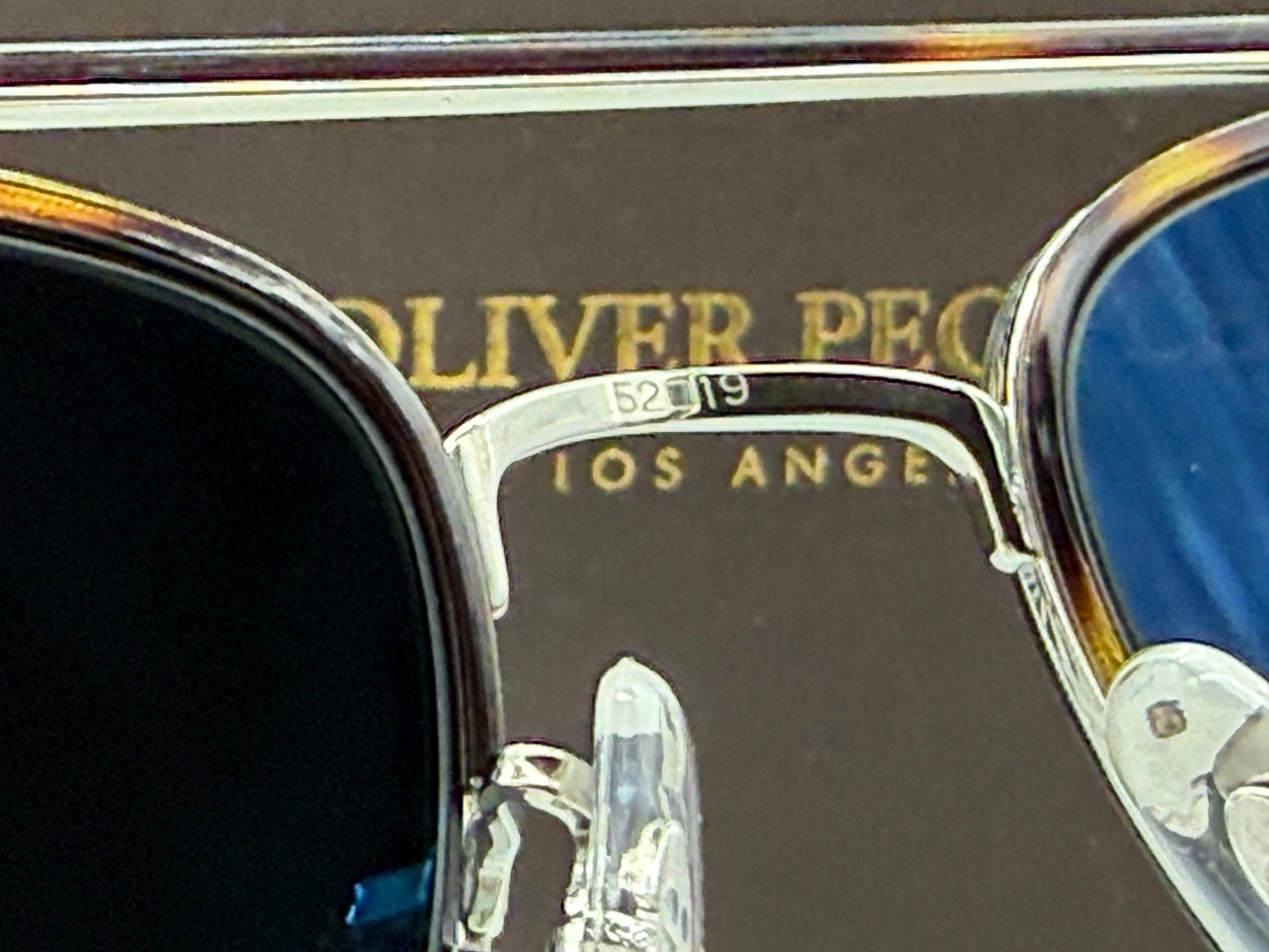 Oliver Peoples Sacoye 52mm OV 1372 ST Silver Titanium / Midnight Express Polarized Crystal Japan NEW
