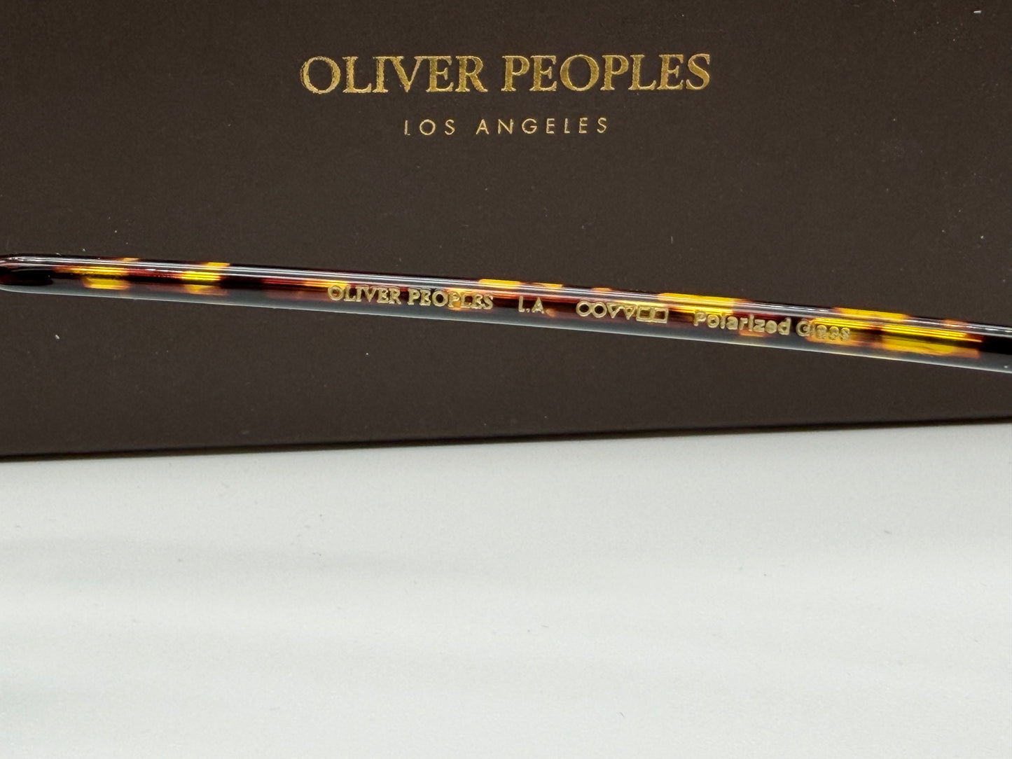 Oliver Peoples Sacoye 52mm OV 1372 ST Silver Titanium / Midnight Express Polarized Crystal Japan NEW
