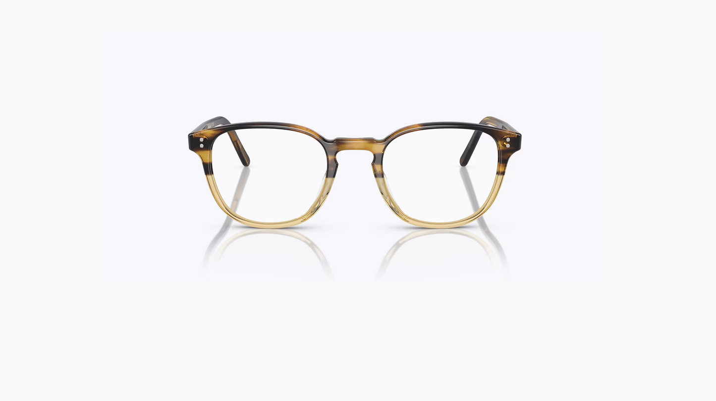Oliver Peoples Fairmont 49mm Canarywood Gradient Eyeglasses OV 5219 1703 Italy NEW