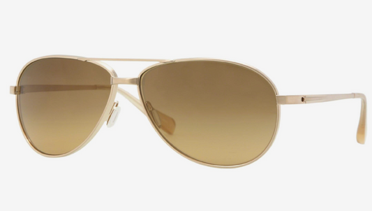 Oliver Peoples Copter 62mm OV 1120 ST Brushed Silver / Sand Quartz VFX Polarized Japan Preowned