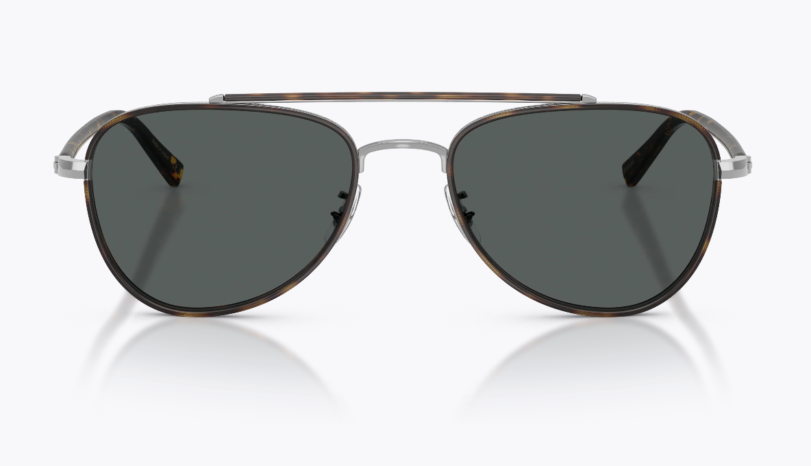 Oliver Peoples サングラス Oliver Peoples Sacoye 52mm OV 1372 ST Silver Titanium / Midnight