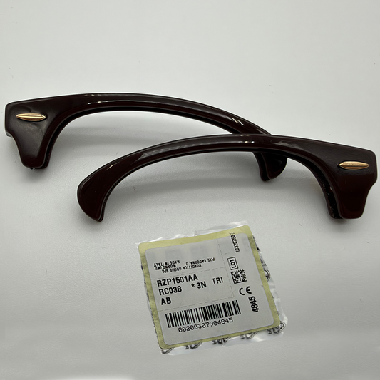 Genuine Ray Ban RB3016 Clubmaster Replacement Brown / Gold Front Browbars 51mm Authentic NEW