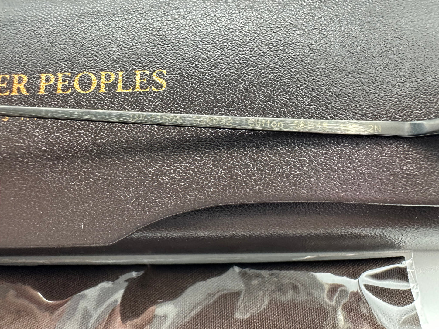 Oliver Peoples Clifton 58mm Antique Pewter Shale Gradient  OV1150S 528932 Open Box