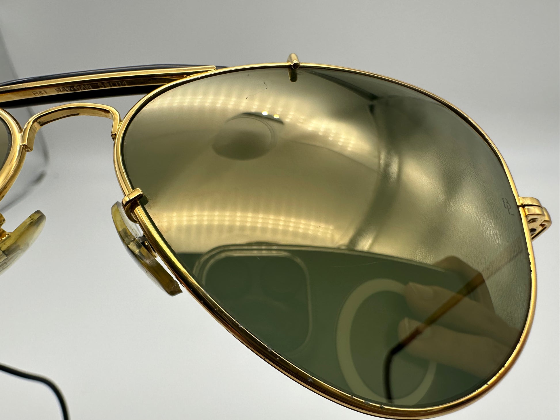 Ray Ban USA B L Diamond Hard Aviator Outdoorsman 58mm W1506 Surviver C Shade Review Store