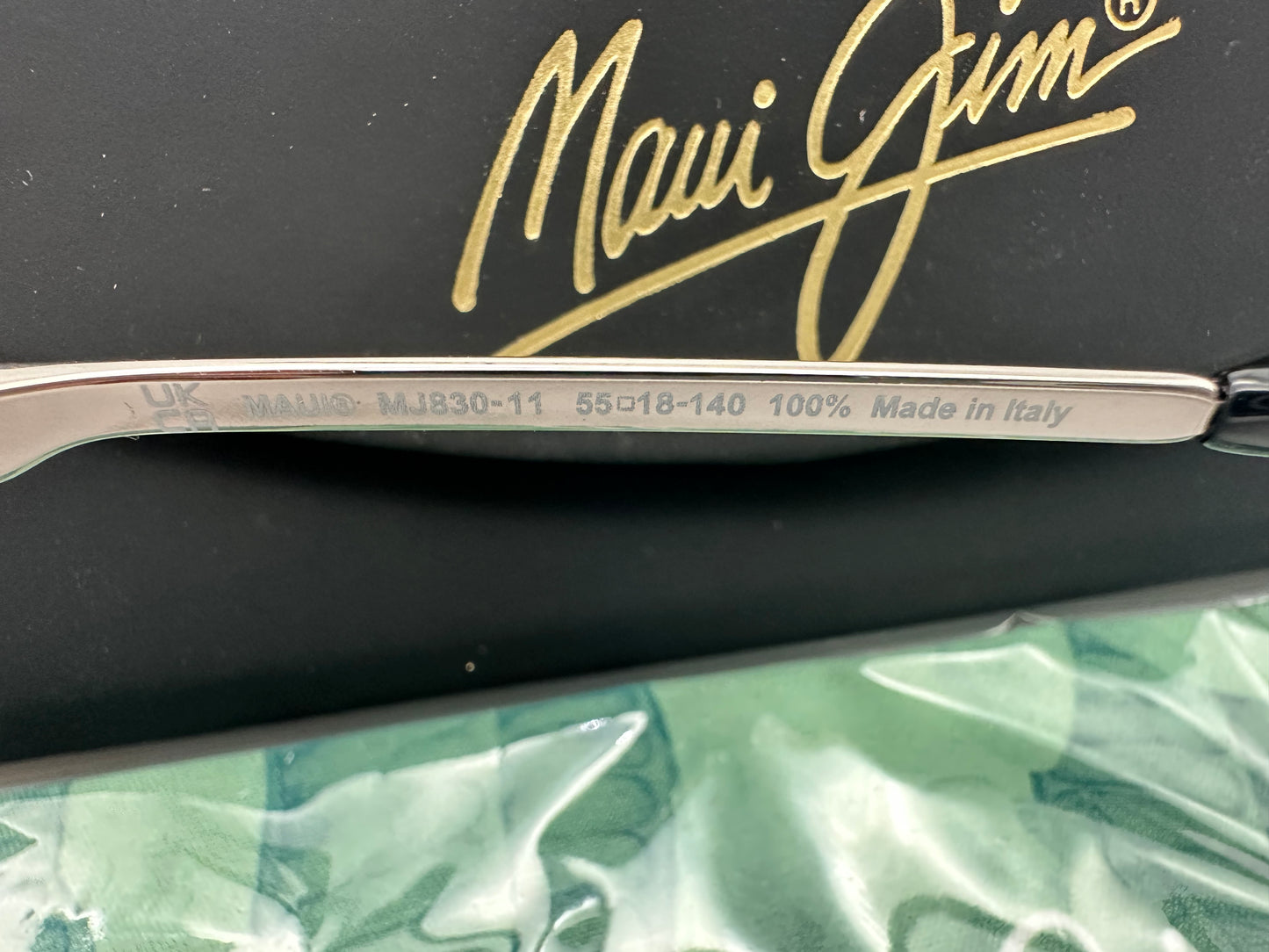 MAUI JIM WATERFRONT 55mm Gray Metal Dual Mirror Silver to Black Italy NEW
