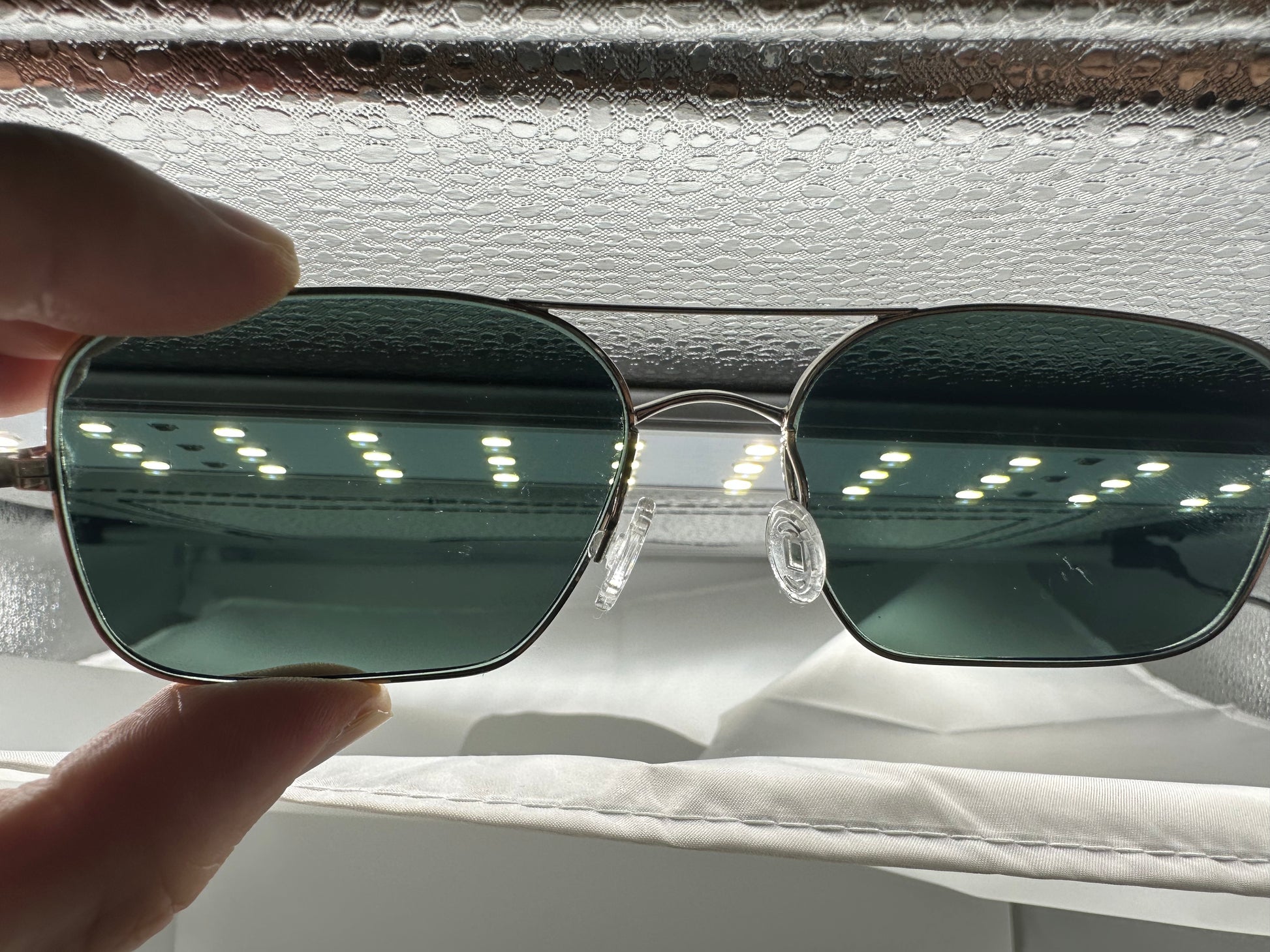 Oliver Peoples Victory 55 Silver Midnight Express VFX Polarized