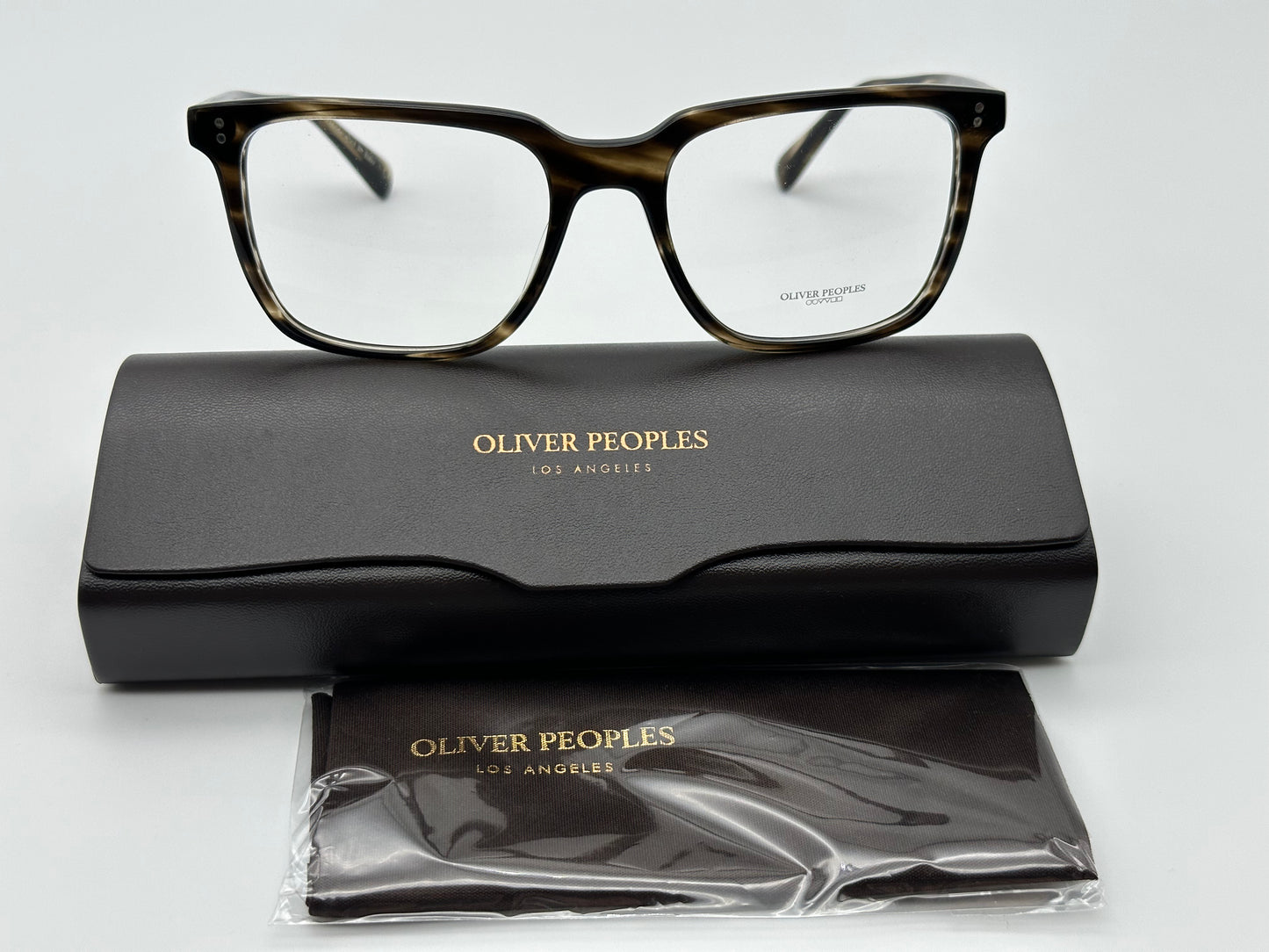 Oliver Peoples Lachman OV5419U 1612  53mm Black Diamond Eyeglasses Demo Lens New