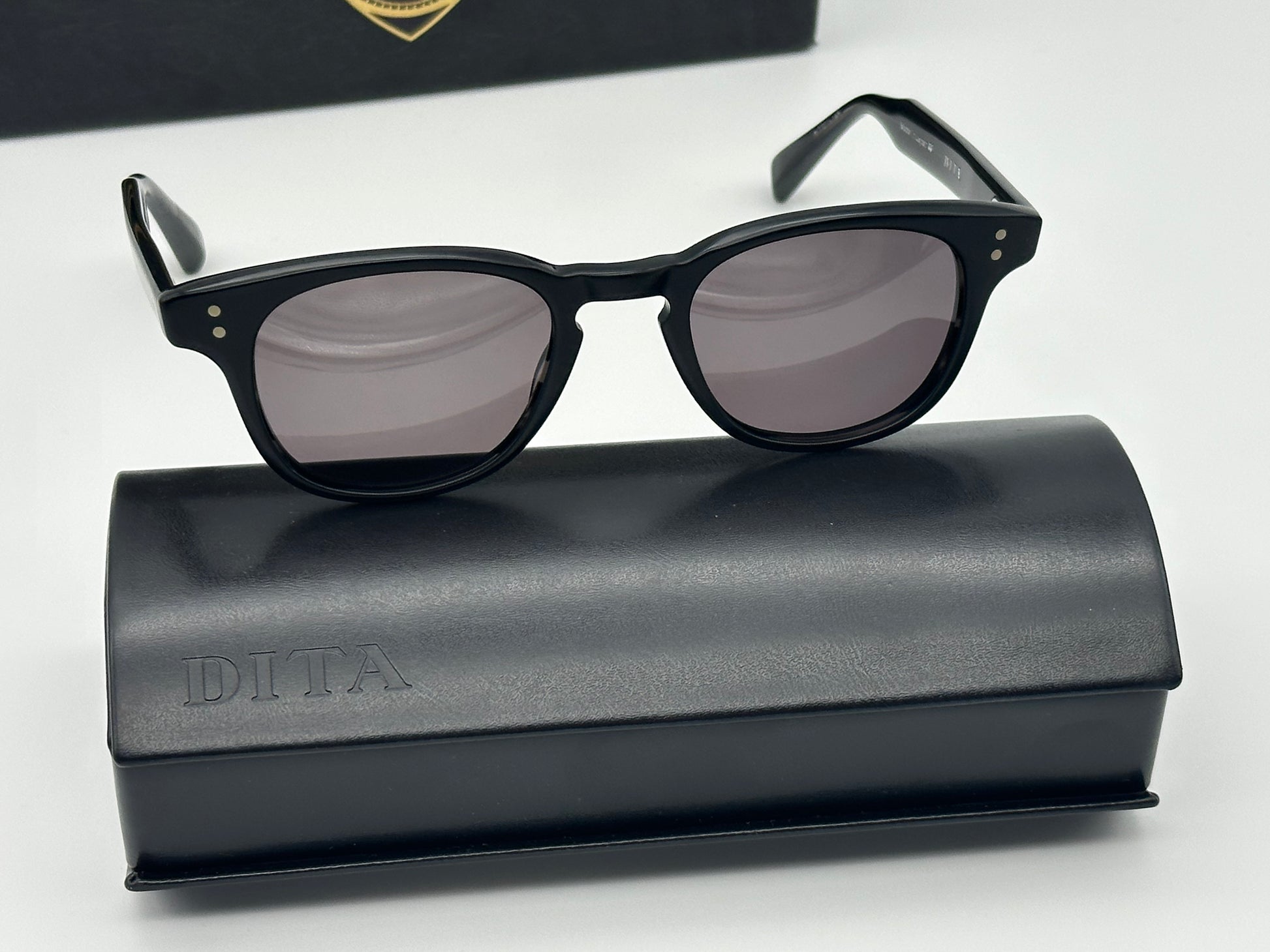 Dita Outsider Black Swirl Frames with Dark Gray Lens DRX 2053 A T Dita Outsider Black Swirl Frames with Dark Gray Lens DRX 2053 A T