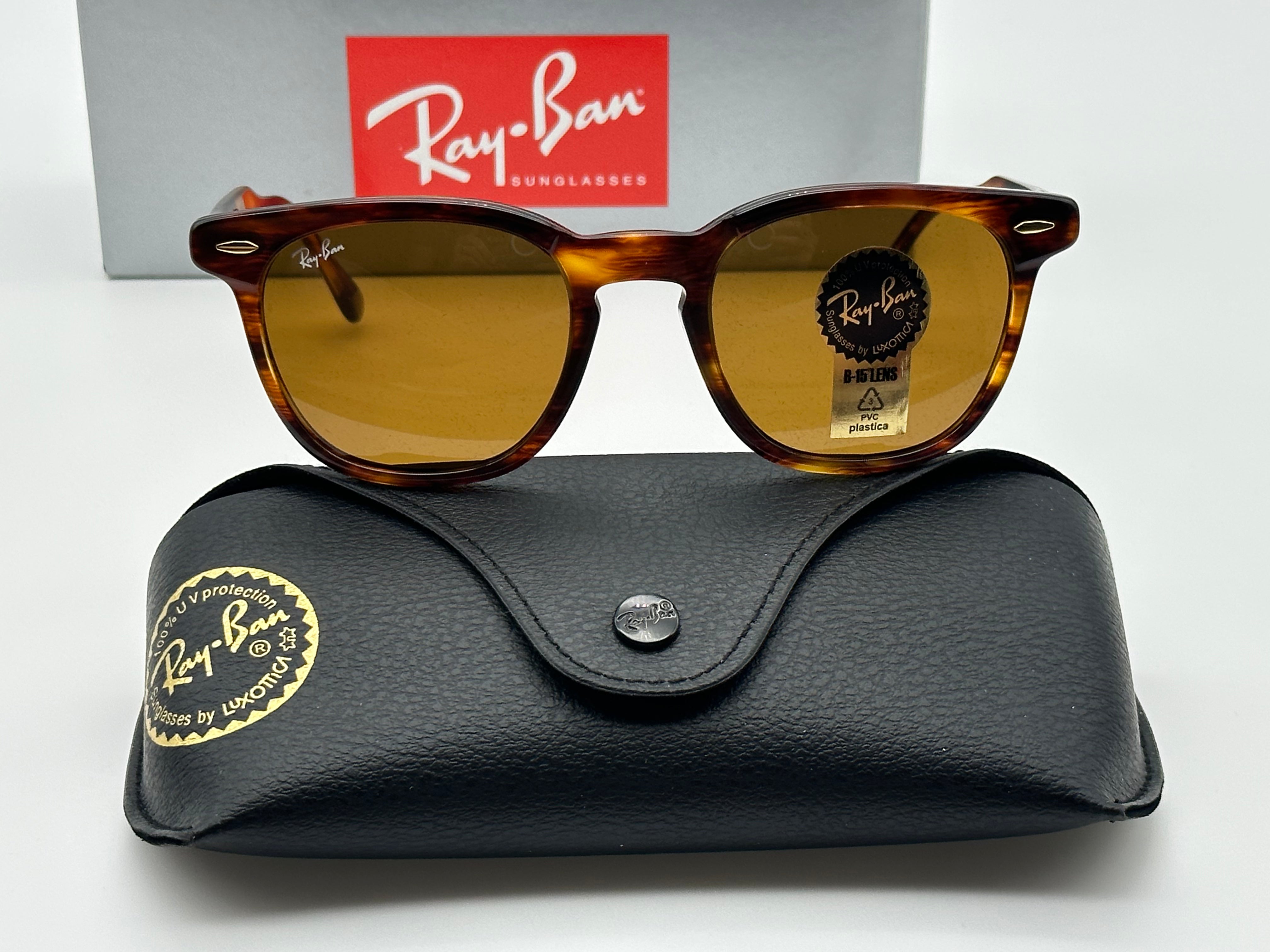 Ray Ban Hawkeye 50mm RB 2298 954/33 Stripped Havana Brown Lenses Italy ...