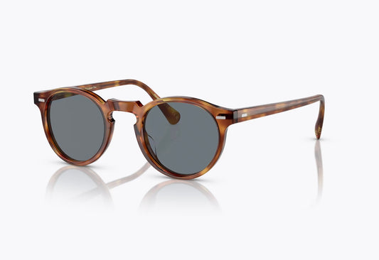 Oliver Peoples Gregory Peck Sun 47mm OV5217s 1483R8 Semi Matte Lbr / indigo Photochromic Italy
