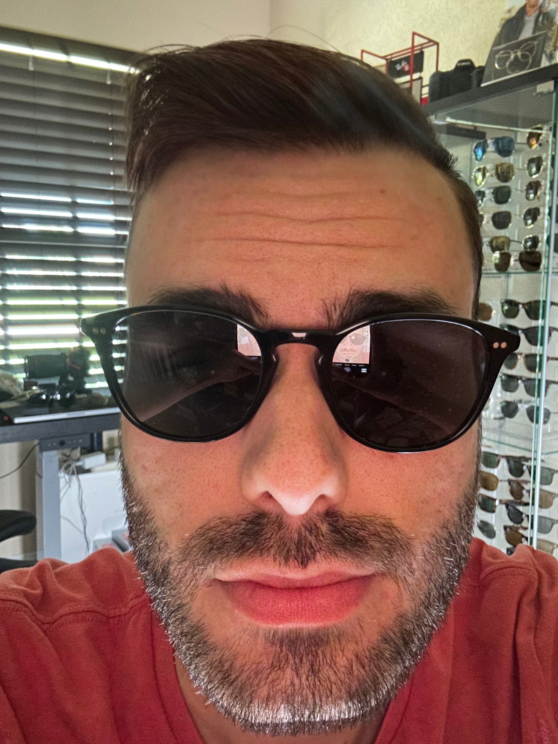 Oliver Peoples Forman L.A. 51mm Black Polarized OV 5414su NEW Shade Review Store