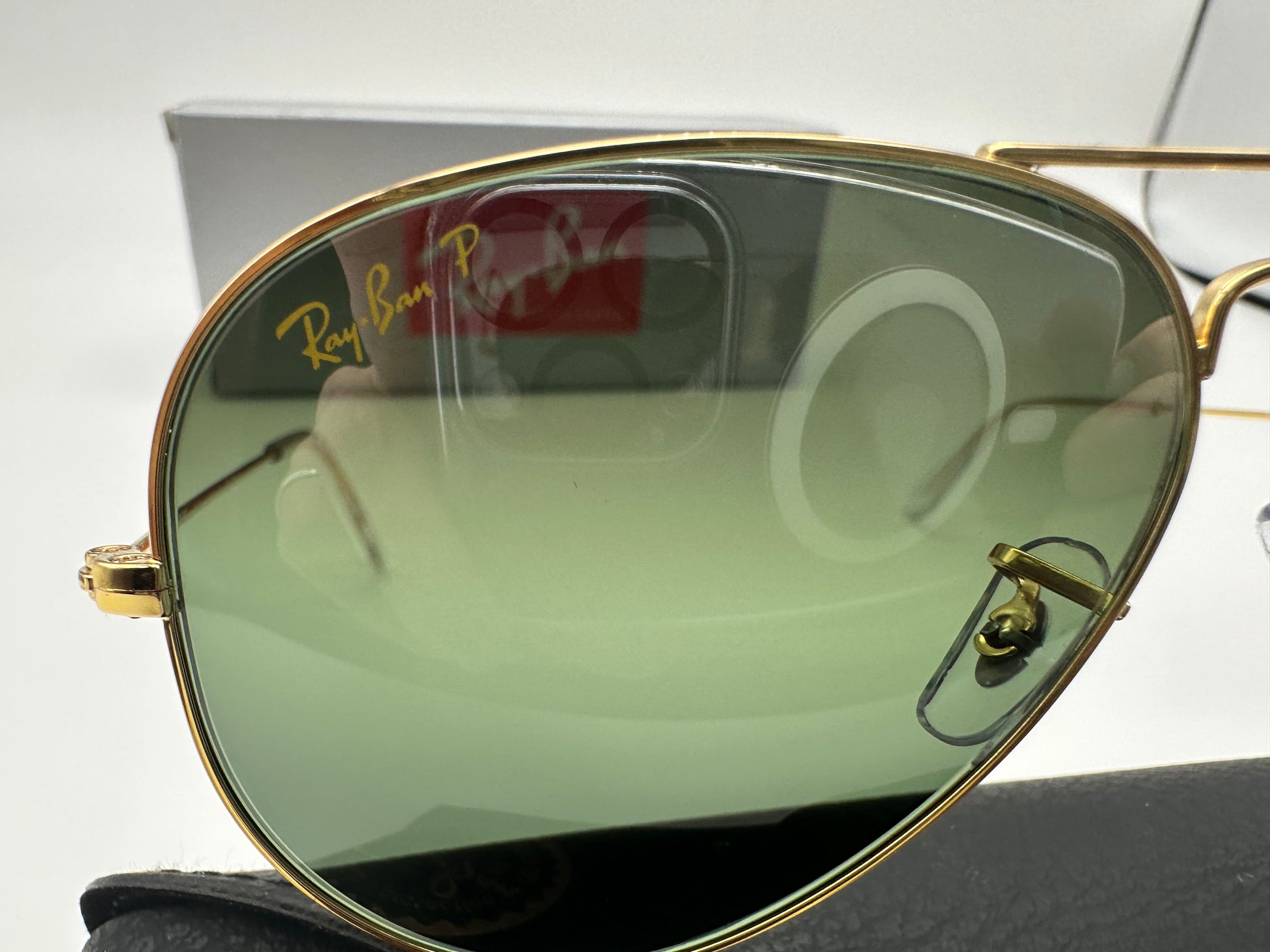 Green polarized aviator sunglasses shop