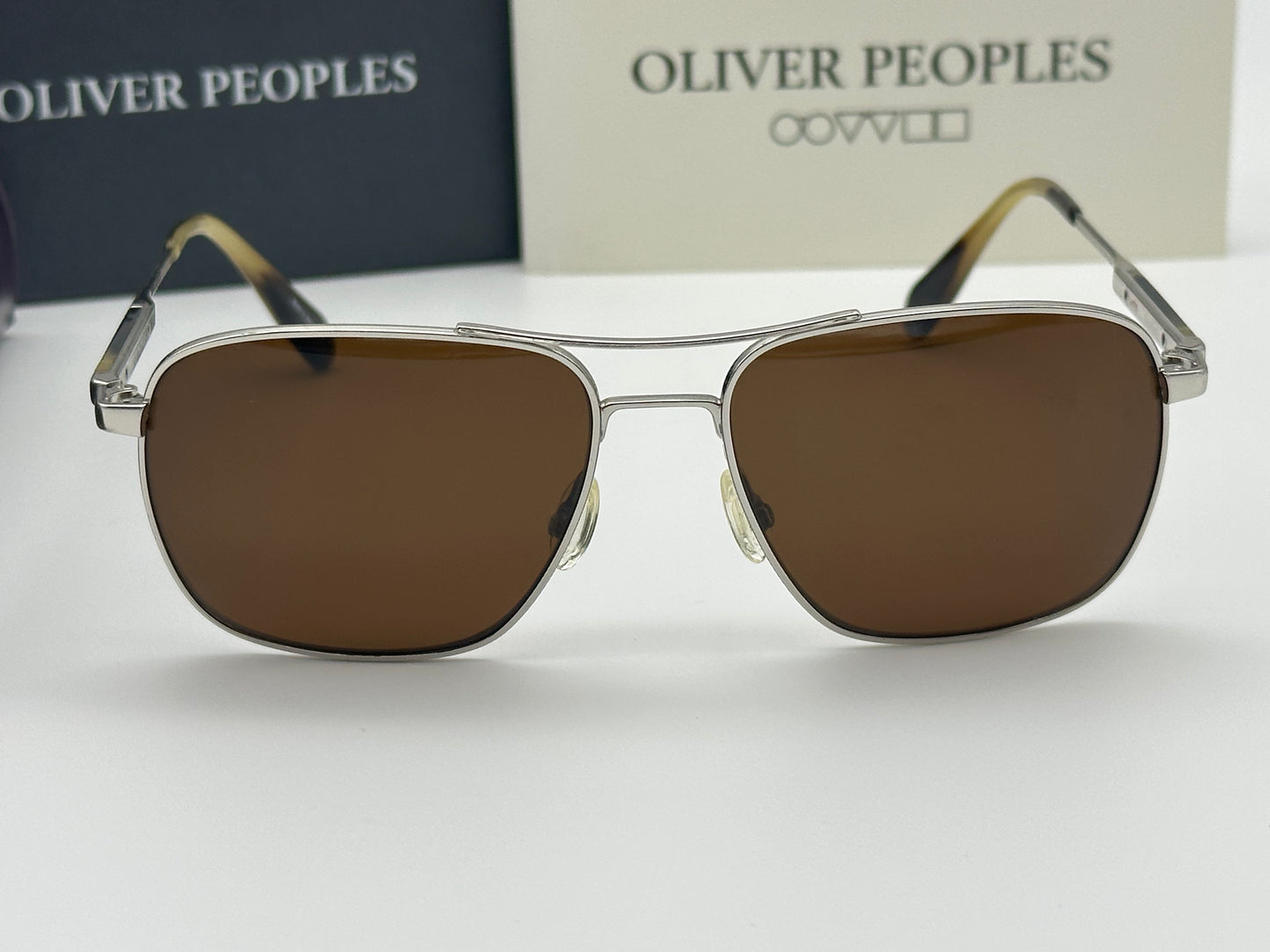 Oliver Peoples Linford Silver Brown VFX Polarized 5036/N9 56mm Oliver Peoples Linford Silver Brown VFX Polarized 5036/N9 56mm