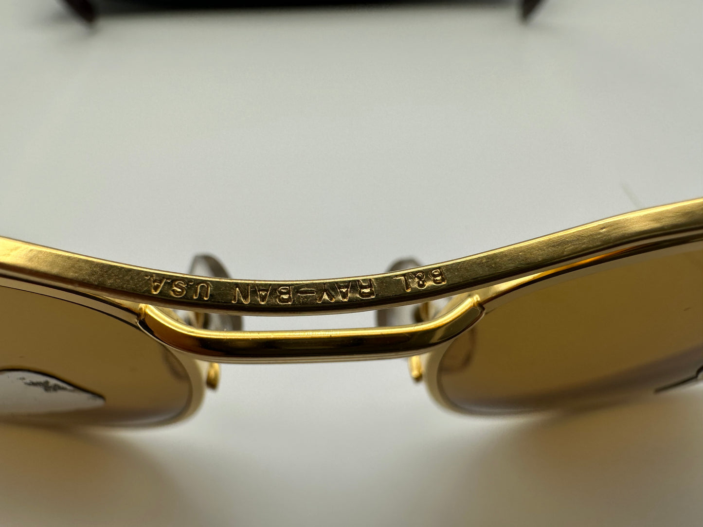 Ray Ban B&L USA Vintage Signet Chromax Gold Frames Rare