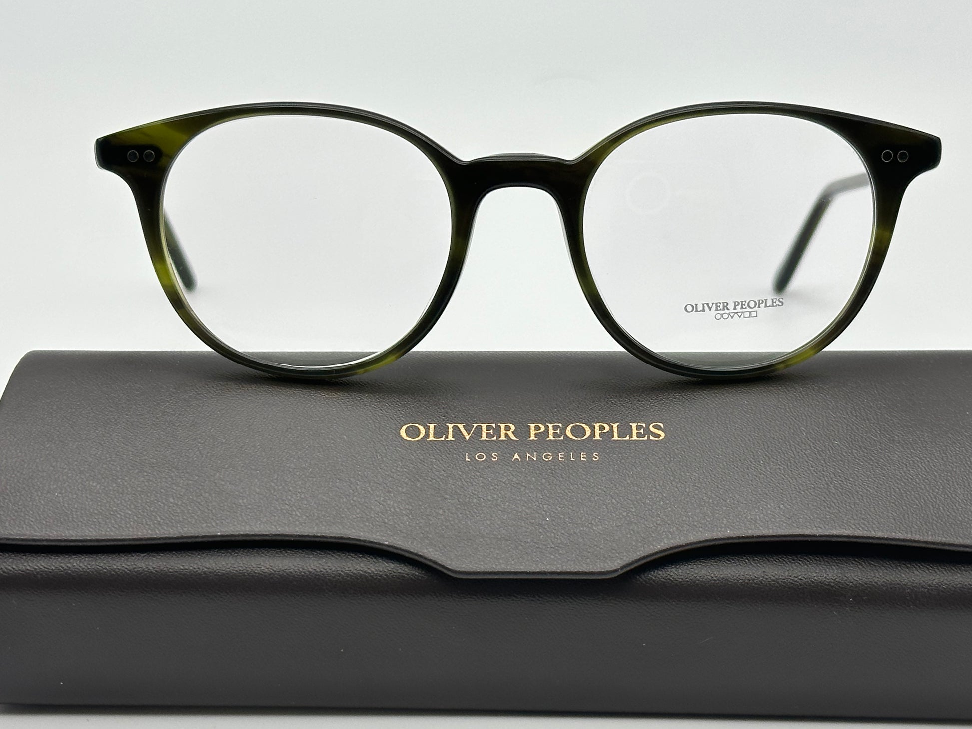 新品】Oliver Peoples メガネ Mikett ブラックオリーブ - Main Image