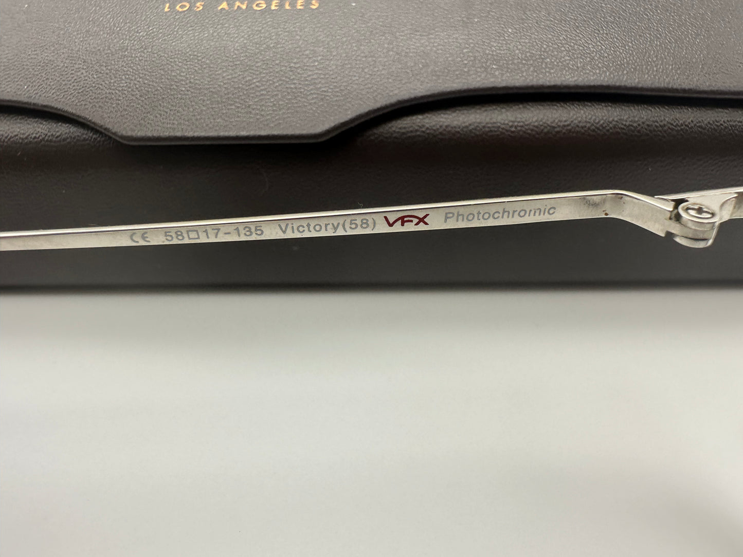 Oliver Peoples Victory 58 VFX SilverPhotochromic Blue Clear Gradient Preowned