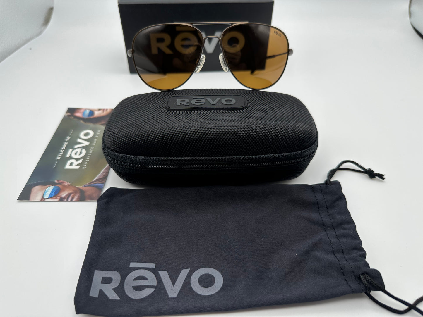 Revo Aviator Windspeed RE3087-200-BR 61mm Bronze Sunglasses
