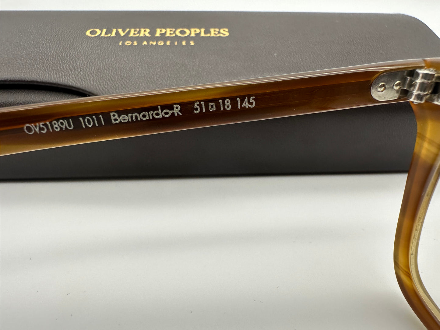 Oliver Peoples Bernardo R 51mm Raintree Demo Lens OV 5189 U Italy NEW Other