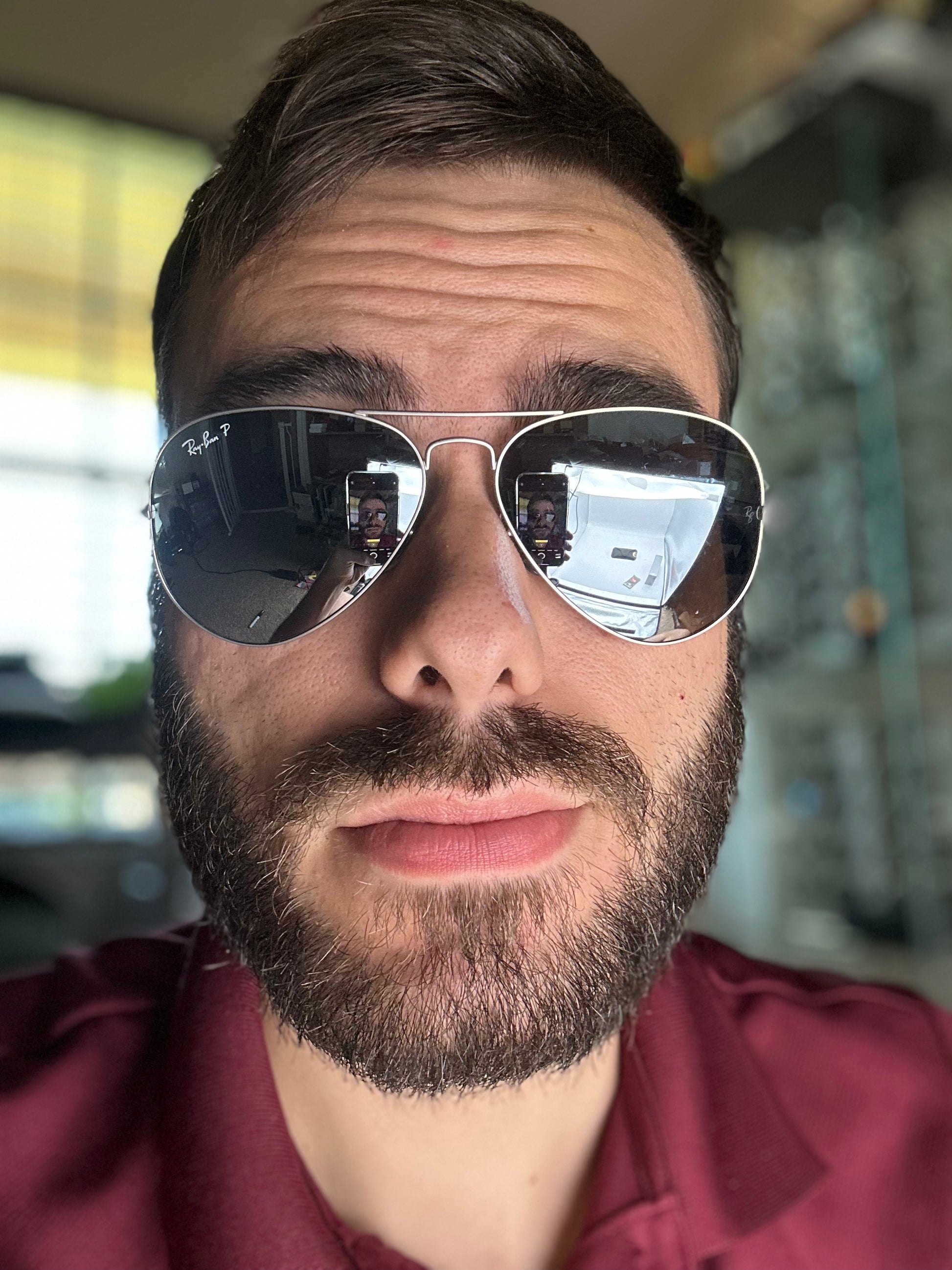 Ray ban 2024 silver mirror polarized