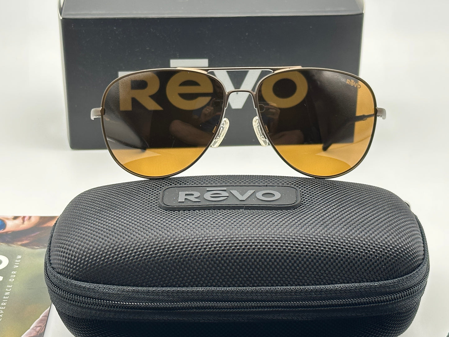 Revo Aviator Windspeed RE3087-200-BR 61mm Bronze Sunglasses