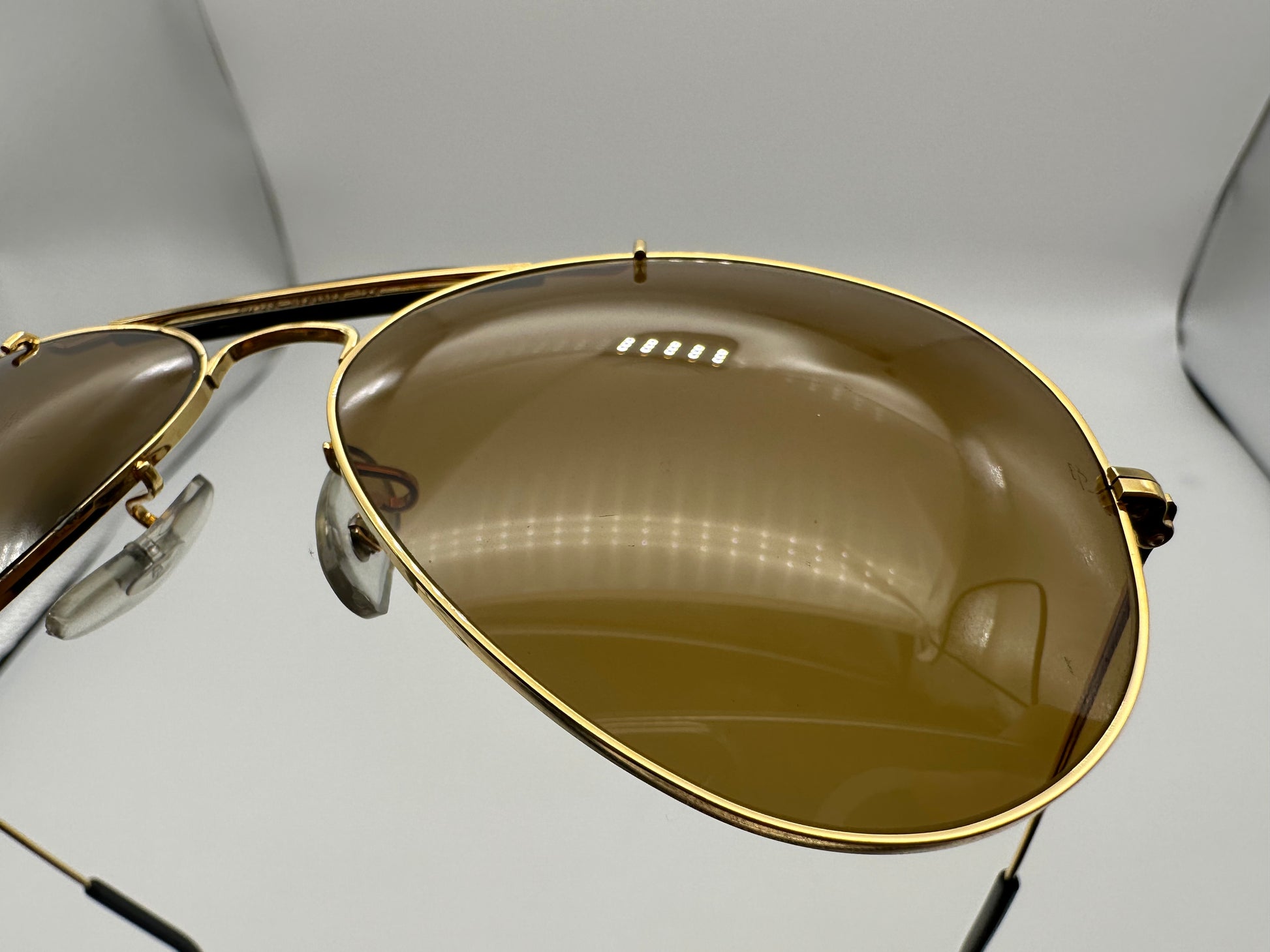 RAY-BAN Chromax USA Bausch Lomb Vintage Outdoorsman Arista Black RAY-BAN Chromax USA Bausch Lomb Vintage Outdoorsman Arista Black