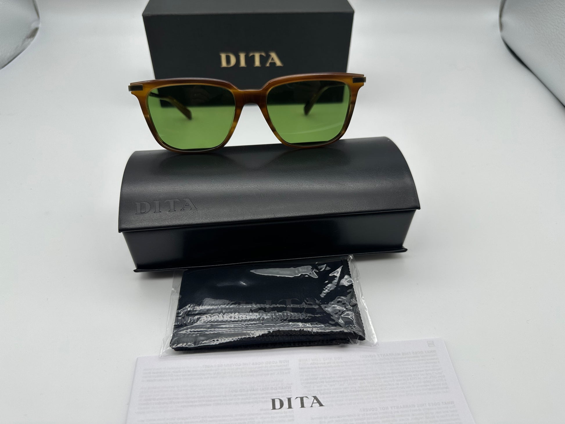 DITA COOPER 53mm Amber Maple Antique 18K Gold DRX-2075 Amber Gold