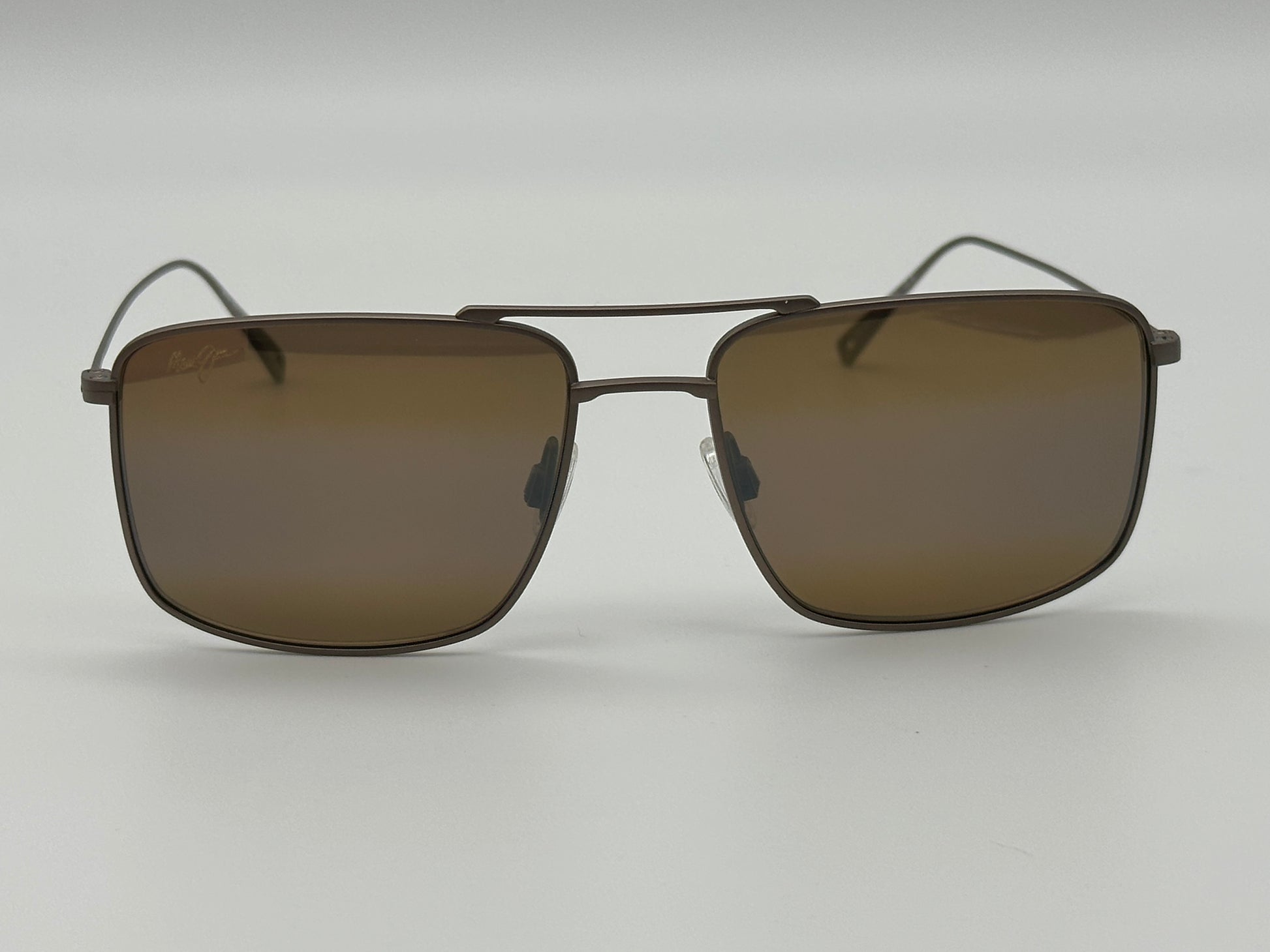Maui Jim AEKO 55mm Aviator HCL Bronze Maui Pure Titanium NEW Shade Review Store