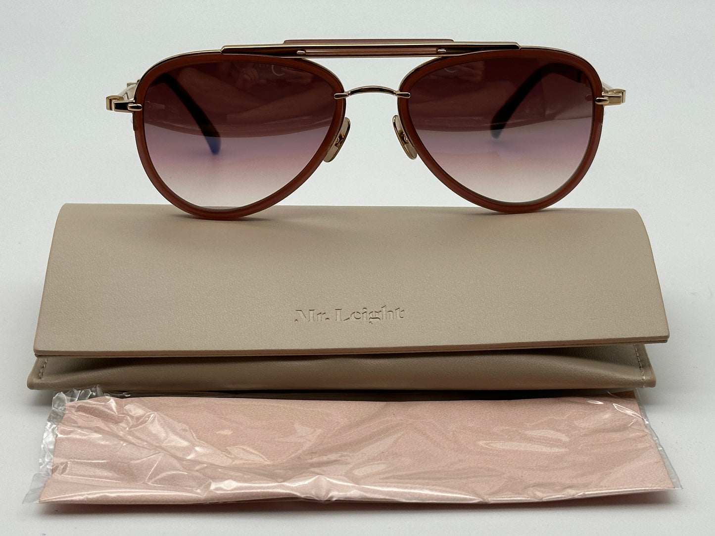 Mr Leight Doheny SL 18K Rose Gold Rosewood Sunset Retail $795