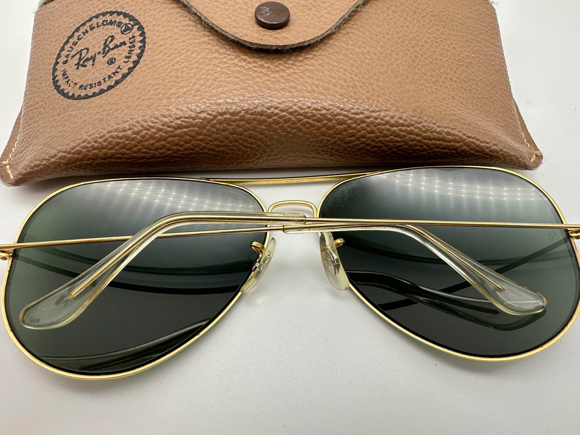 Vintage B L Ray Ban Aviator 64mm extra large super rare Shade