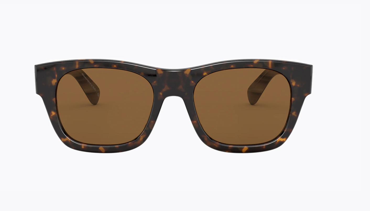 OLIVER PEOPLES Keenan 51mm Square Sunglasses MSRP 492 in 362 Horn Br Shade Review Store