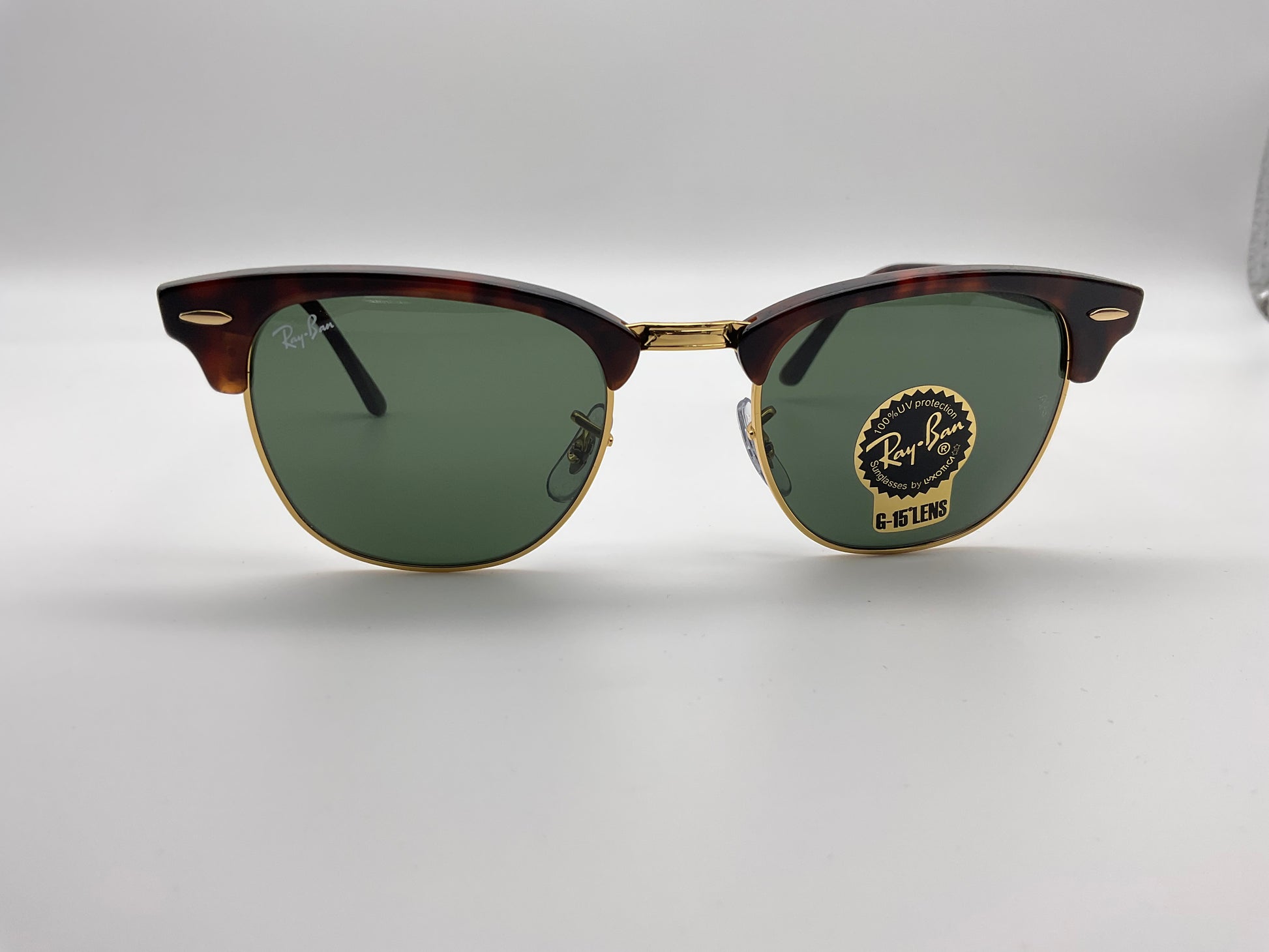 bred barmhjertighed Gøre klart Ray Ban Clubmaster Tortoise 49 mm Sunglasses RB3016-W0366 Made in Ital –  Shade Review Store