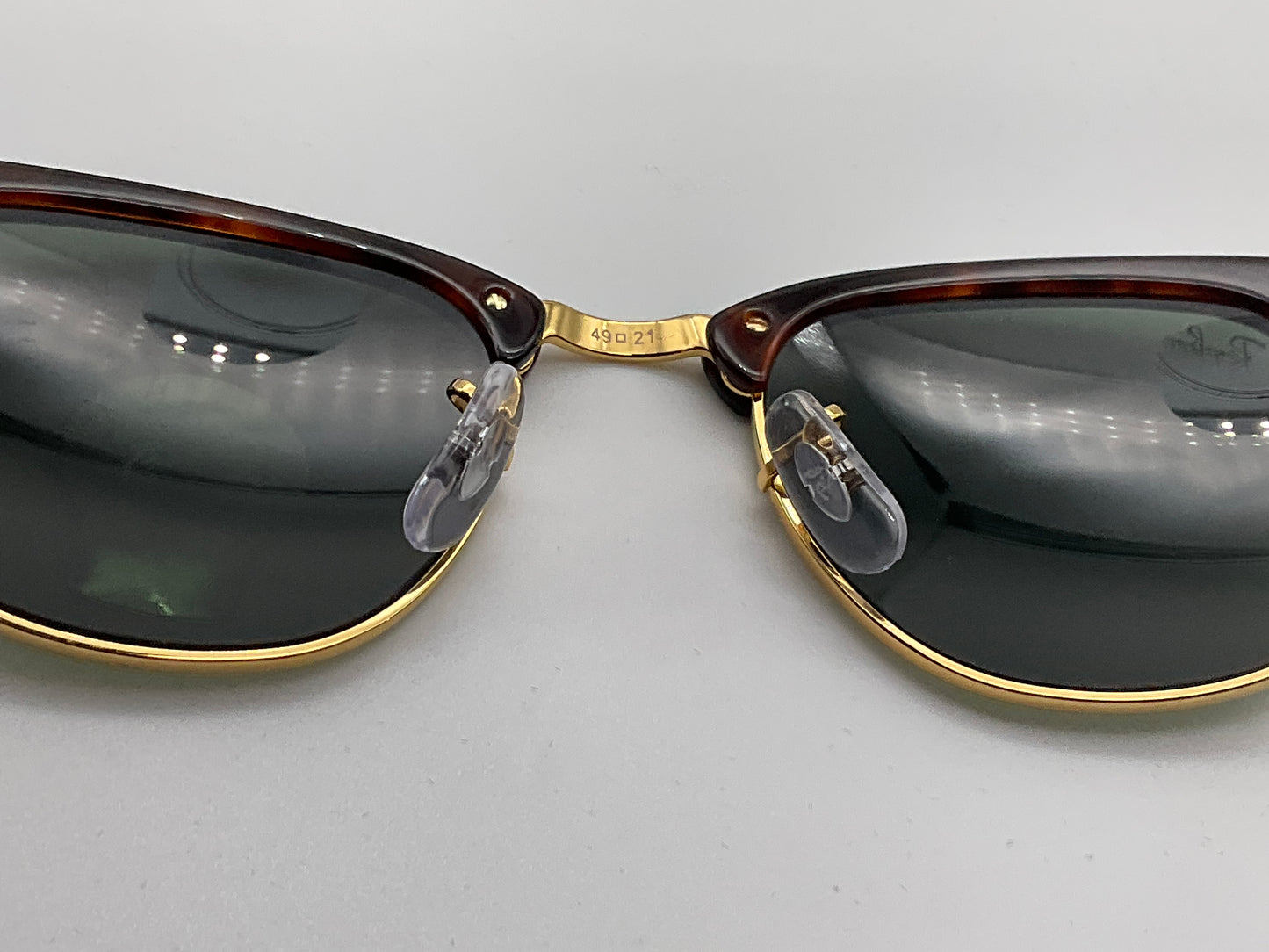 Ray Ban Clubmaster Tortoise 49 mm Sunglasses RB3016-W0366 Made in Italy