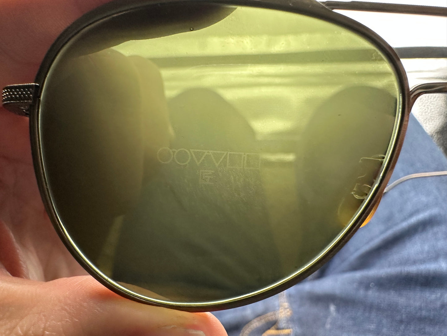 Oliver Peoples TK-3 OV 1276ST 53mm Antique Gold G-15 528452 Sunglasses